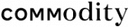 Commodity logo